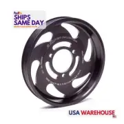 Ati 916227, One Black Aluminum Pulley - Super Fits charger 9.17 Dia 8-Groove