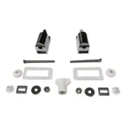 Universal Toilet Seat Hinges Toilet Seat Attachment Set Soft Close Toilet Seat