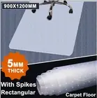 120cm×90cm Chair Mat Office PVC Carpet Floor Protectors Home Room Computer Work
