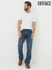 FatFace Indigo Blue Bootcut Bootcut Jeans (F08172) | $136