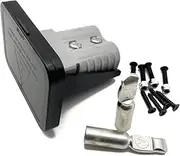 Alrens 120A Battery Connector Quick Connector Plug with Flush-Mounted Mounting Frame Compatible with Anderson Connector for Motorhomes, Caravans, Boats and Solar Systems