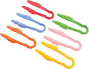 Kisangel Distinctive Appearance Boys and Girls Tweezers 6pcs Toddler Tweezers for Preschool Learning Activities Crafting