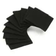 10Pcs Square Universal Activated Carbon Air Filter Sponge Foam Pad 12.8CM d