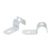 5/8" One Hole Strap Pipe Strap Zinc-Plated Steel Reinforced Rib 100PC