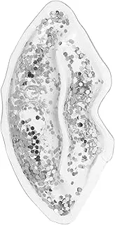 Baluue Lip-shaped Gel for Lip Care Reusable Cooling Pads Versatile Cold Pack with Glitter Design for Hydration and Relaxation