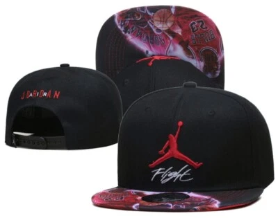 Jordan Chicago Bulls Flight Red Jump man Classic Snap Back Cap / Hat