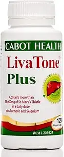 Cabot Health LivaTone Plus Ultra Potent 120 Vegetable Capsules