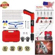 5-Speed Adjustable Manual Mini Nail Gun - Perfect for Concrete and Wood Projects