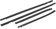 4PCS Car Outer Windows Rubber Weatherstrip Door Strip Sealing Belt Moulding Trim Compatible for Honda FIT Jazz Hatchback GD1 GD3 2003-2007