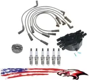 Ignition Wires Cap & Rotor Spark Plugs for Chevrolet S10 T10 Blazer 1998-2005 (for: Chevrolet)