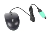Logitech B120 Optical Combo Mouse, USB Wired w/ PS/2 Adapter, Black, 3202-K571
