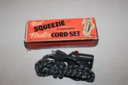 NOS Vintage Pinchie Squeezie Heater Cord Set for Irons Coffee Pots Toasters
