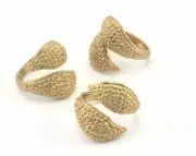 Adjustable Ring Raw brass (19mm 9US inner size - Adjustable ) 3681