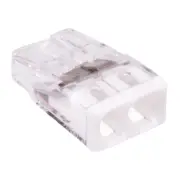 100 x Wago 2-Way Push Wire Connector 24A 2273-202