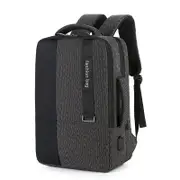 Mens Backpack Business Multifunctional Rrban Bag For Laptop USB Charging Waterproof Oxford Cloth Wear-resistant Rucksack Man
