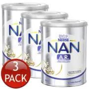 3 x Nestle Nan A.R. Infant Formula Regurgitation Relief 800g Milk Powder Drink