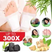 100 PCS Detox Foot Patches Pads Natural Plant Toxin Removal Sticky Adhesives