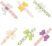 6pcs Little Girls' Hair Pad Stickers Safe Skin-friendly Toddler Hair Accessories for Women Girls Valentine's Day Christmas Random Style