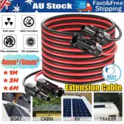 1/3/6M Extension Cable Wire Connectors Solar Panel To Regulator Cable 4mm²/6mm²