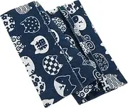 ARTIBETTER Book Fabric Cover Washable Fabric Book Protector for Hardcovers Unique Design for School Personal Use Lightweight Decoration