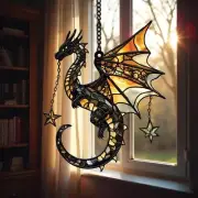 Book Lover's Fourth Wing Dragon Acrylic Suncatcher, Perfect Fantasy Gift