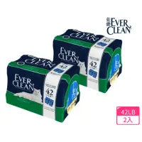 在飛比找momo購物網優惠-【EverClean 藍鑽】強效凝結除臭貓砂42LB(2入組