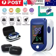 Fingertip pulse Oximeter Blood Oxygen Saturation Meter Finger PR Monitor w/ Bag