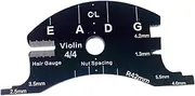 Hellery 4/4 Violin Bridge Template Tool Musical Accessory Replacement Reference Tool