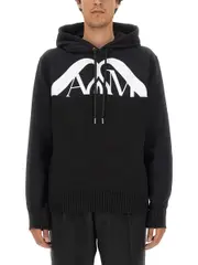 [Alexander McQueen] Alexander McQueen-Sweatshirt With Logo-Uomo M