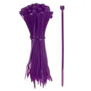 Zip Ties Plastic Cable Ties, Wire Tie 4 Inch - (1000 Pack, Purple)