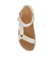 Maison Margiela Touch-Strap Open-Toe Flat Sandals 44,45,43 white