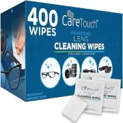 Care Touch Glasses Wipes, 400ct - Lens Cleaning Wipes For Eyeglasses, Eyeglass