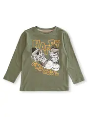 Toddler Boys T-Shirt 3 DUSTY OLIVE (SHOE)