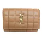 Saint Laurent Ysl Bifold Wallet Lambskin Cassandra Matelasse Carre Square Quilti
