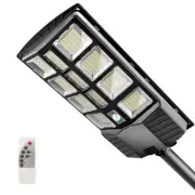 Solar Street Lights Dusk to Dawn Commercial Motion Sensor Lights Remote Control