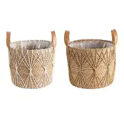 Woven Planter Basket,Planter Containers Storage Bins Plant Pot for Storage