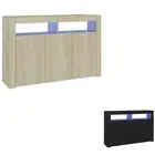 Sideboard with LED Lights Multi Colours 115.5x30x75 cm/80x35x75 cm vidaXL