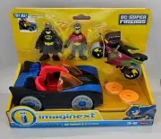 New 2014 Imaginext Fisher Batmobile Playset DC Super Friends Batman Robin