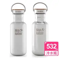 在飛比找momo購物網優惠-【Klean Kanteen】竹片鋼蓋不鏽鋼冷水瓶(532m