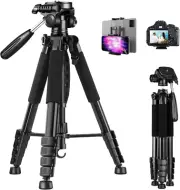 Camera Tripod for Canon Nikon 190Cm Lightweight DSLR Tripod Camera Stand