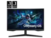 Samsung Odyssey LS27CG552ENXZA G55C QHD 165Hz 1ms(MPRT) Curved Gaming Monitor