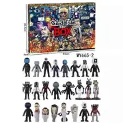Anime Advent Calendar with 18 Mini Cartoon Characters - Christmas Gifts for Boys, Girls, and Teens