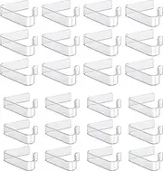 Clear Tablecloth Clips Table Cloth Holder Clips, 24Pcs Plastic Tablecloth Clips Clear Tablecloth Holder Windproof Picnic Tablecloth Clips Table Cover Clips,Plastic Windproof Table Cloth Holder Clips