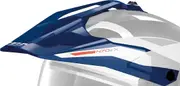 Nolan N70-2 X Stunner, peak , color: Blue/White/Red , size: XXS-M