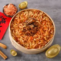 在飛比找momo購物網優惠-【華得水產】東港干貝櫻花蝦油飯1盒組(800/盒)