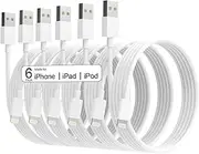 AZMOGDT 6Pack(3/3/6/6/6/9 FT) Original Apple MFi Certified Lightning Cable Compatible iPhone 14/13/12/11 Pro Max/XS MAX/XR/XS/X/8/7 Plus iPad AirPods Fast Charging