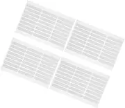 KAILIKETIY Nail Art Display Strip Tape 4pcs Crystal Tape Double-sided for Nail Salons Schools Personal Use