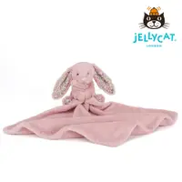 在飛比找誠品線上優惠-Jellycat碎花粉嫩粉兔安撫巾