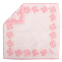 在飛比找Yahoo奇摩購物中心優惠-YSL 經典幸運草系列方巾-粉紅