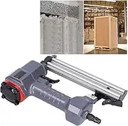 Pneumatic Nailer, 0.4-0.5Mpa Staple Gun Hand Tools Brad Nailer, Multi‑Functional for Home Improvement Woodworking Upholstery Carpentry